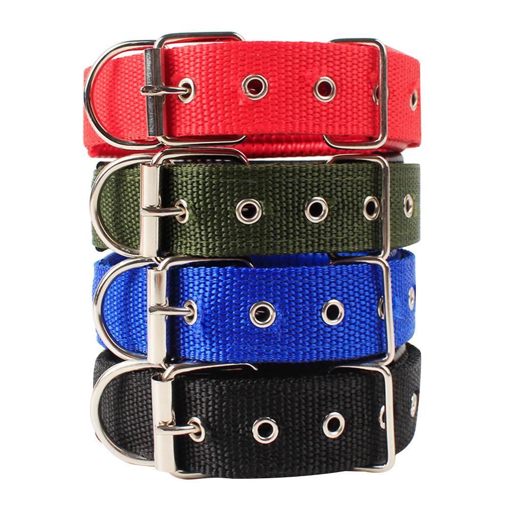 Adjustable Nylon Dog Collars Pet Neck Strap Safety Small And Big Dogs Cat Neck Ring for Teddy Pitbull Bulldog Beagle Pet Product