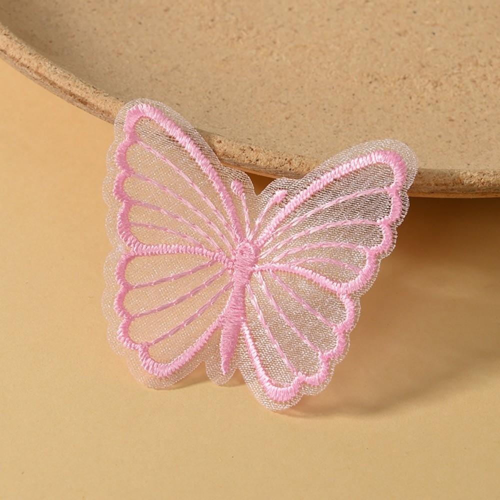 Dreamy Embroidered Mesh Butterfly DIY Handmade Sewing Craft Decoration Lace Patches  for Hat Decor
