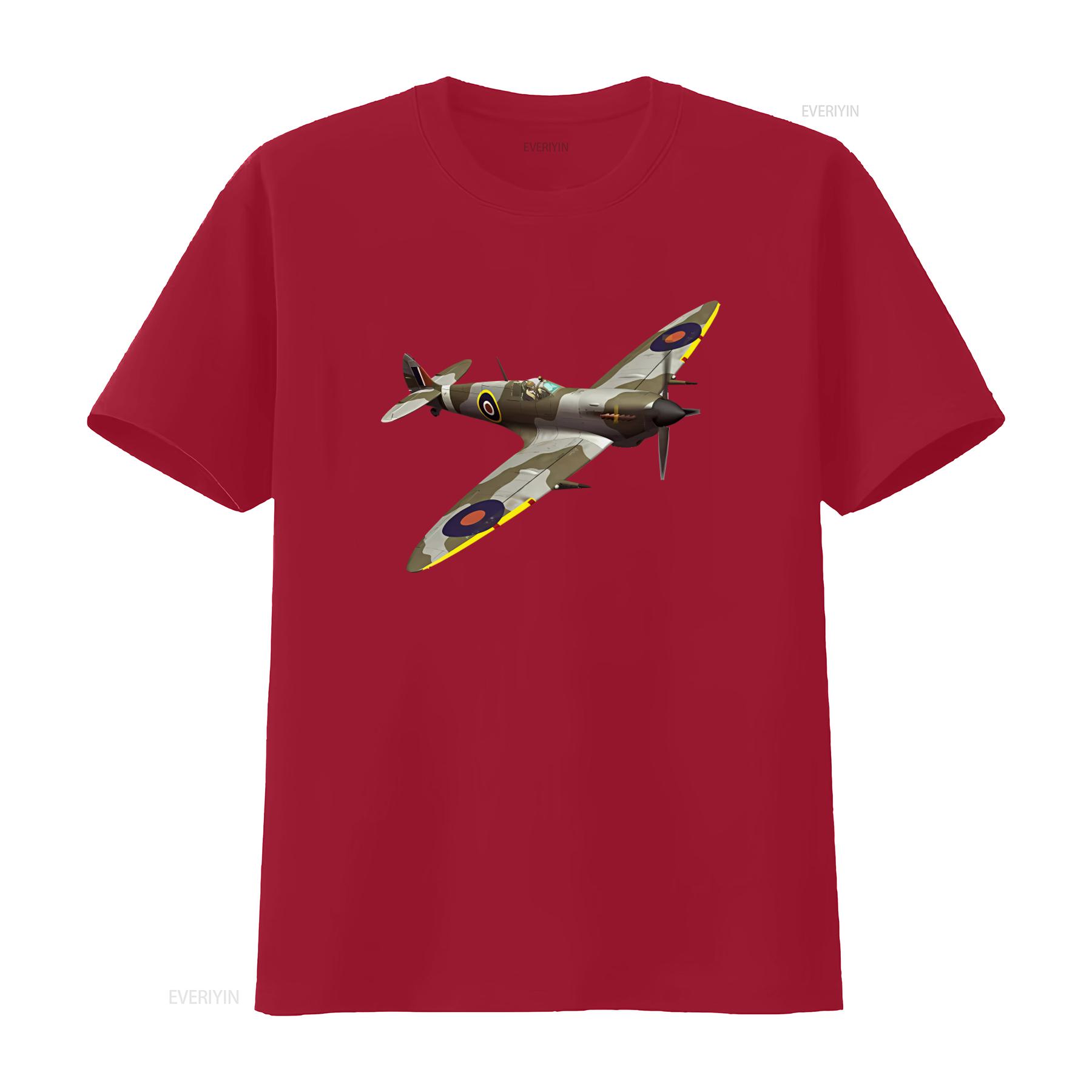 

Винтажная мужская хлопковая футболка Supermarine Spitfire, летающая в одиночку. Ретро-дизайн с изображением военной авиации. Удобный крой. Идеально для S