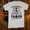 Gangster T-shirt El Chapo Sinaloa Cartel King Boss Street Hustle White Tee