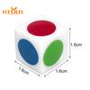 Colorful Dice - 10Pcs, 16MM, Teach Primary Secondary Colors, Fun Learning Games, Durable Acrylic, 6 Sided Educational Color Recognition Dice