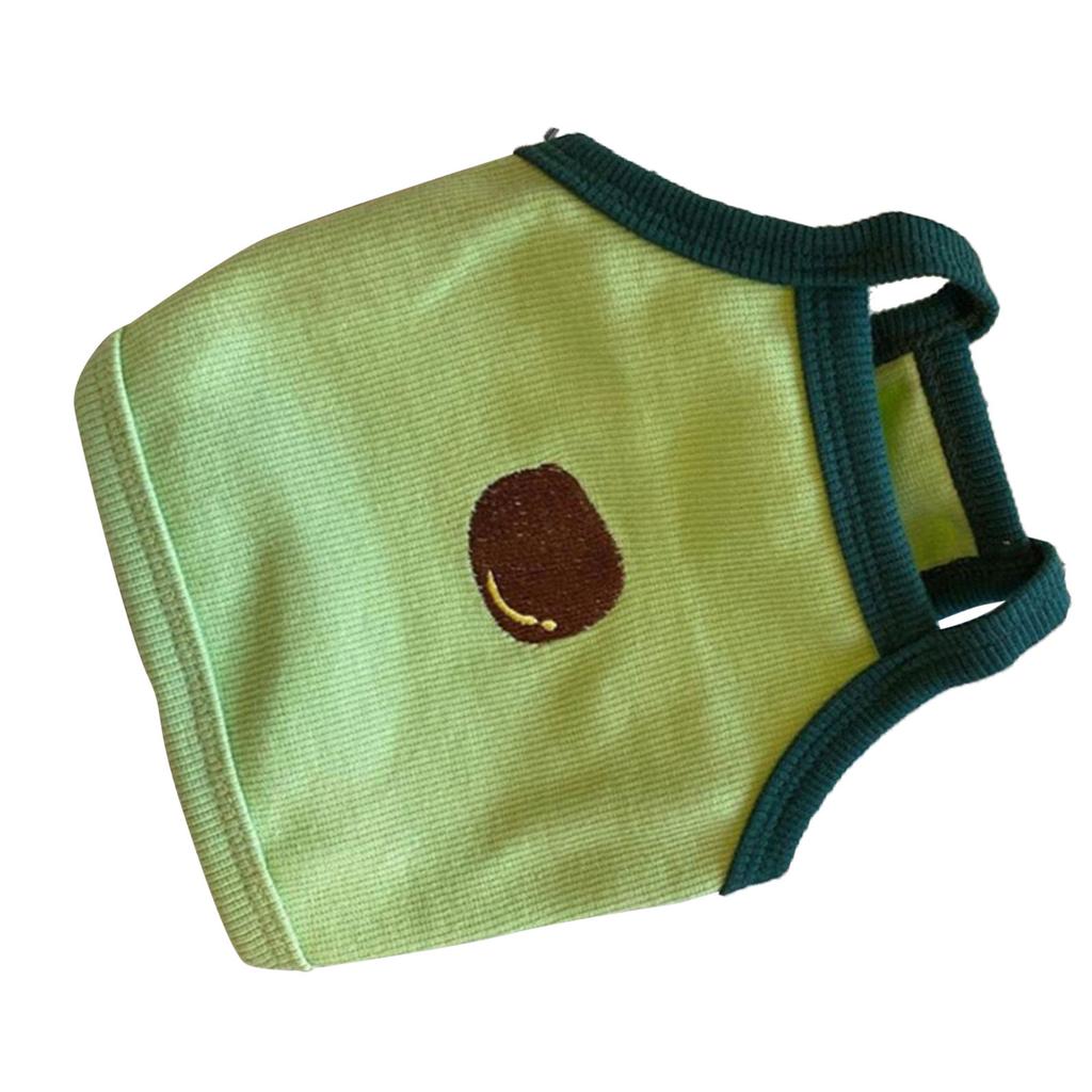 Dog Pet Clothes Cute Pattern Warm Comfortable Fashionable Cat Apparel for Autumn Winter Green S
