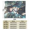 ZZZ Ellen Nicole Miyabi Plush Blanket Girls Boys  Flannel Throw Blanket For Couch Chair Super Warm Custom Quality Bedspread Gift