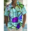 2026 Moon Star Hawaiian Shirt Men Women Fashion Casual Hawaiian Sea Shirts Short Sleeve Button Blouse Festive Holiday Tops