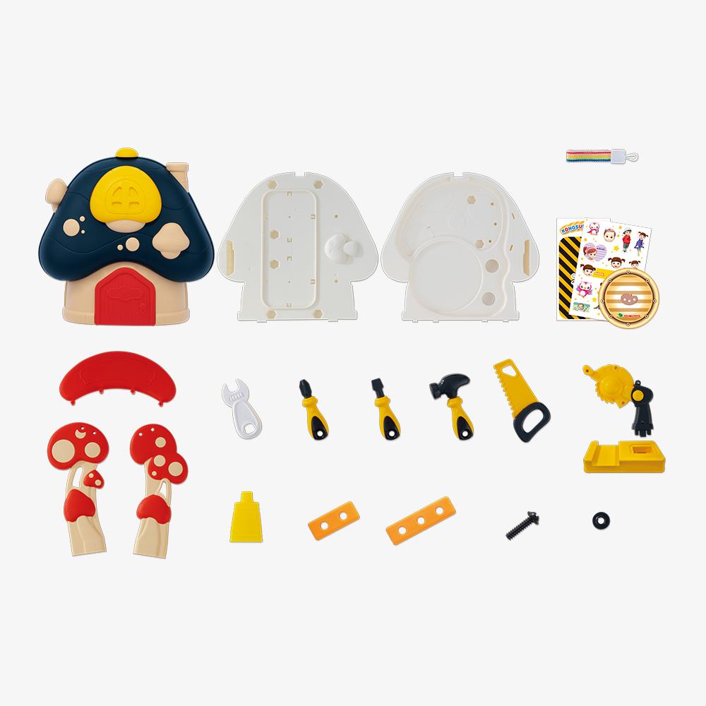 [young toys] Kongsuni Mushroom House Tool Play Set