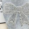 Handmade Bead Sequined Mesh Bow Patch Clothing Top Dress Children'S Clothing Decorative Cloth Sticker Accessories