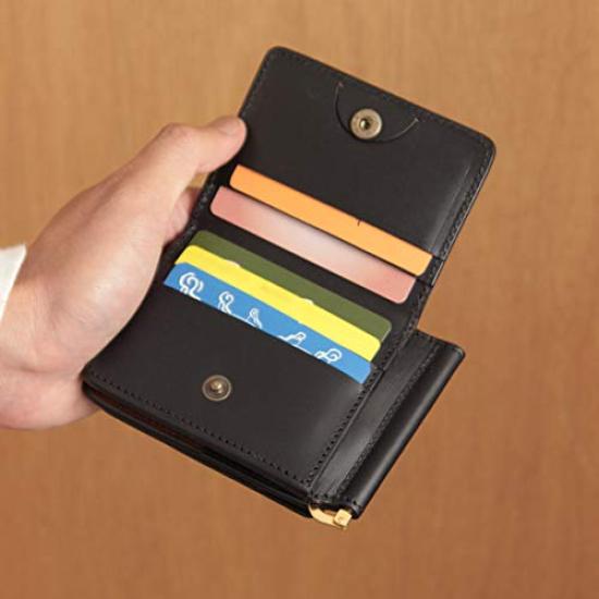 ROTAR Ro Money rt1739003 FREE Blue Clip/Short Wallet/Leather