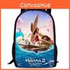 Moana Backpack School Set Oxford Fabric Breathable For Bags Students