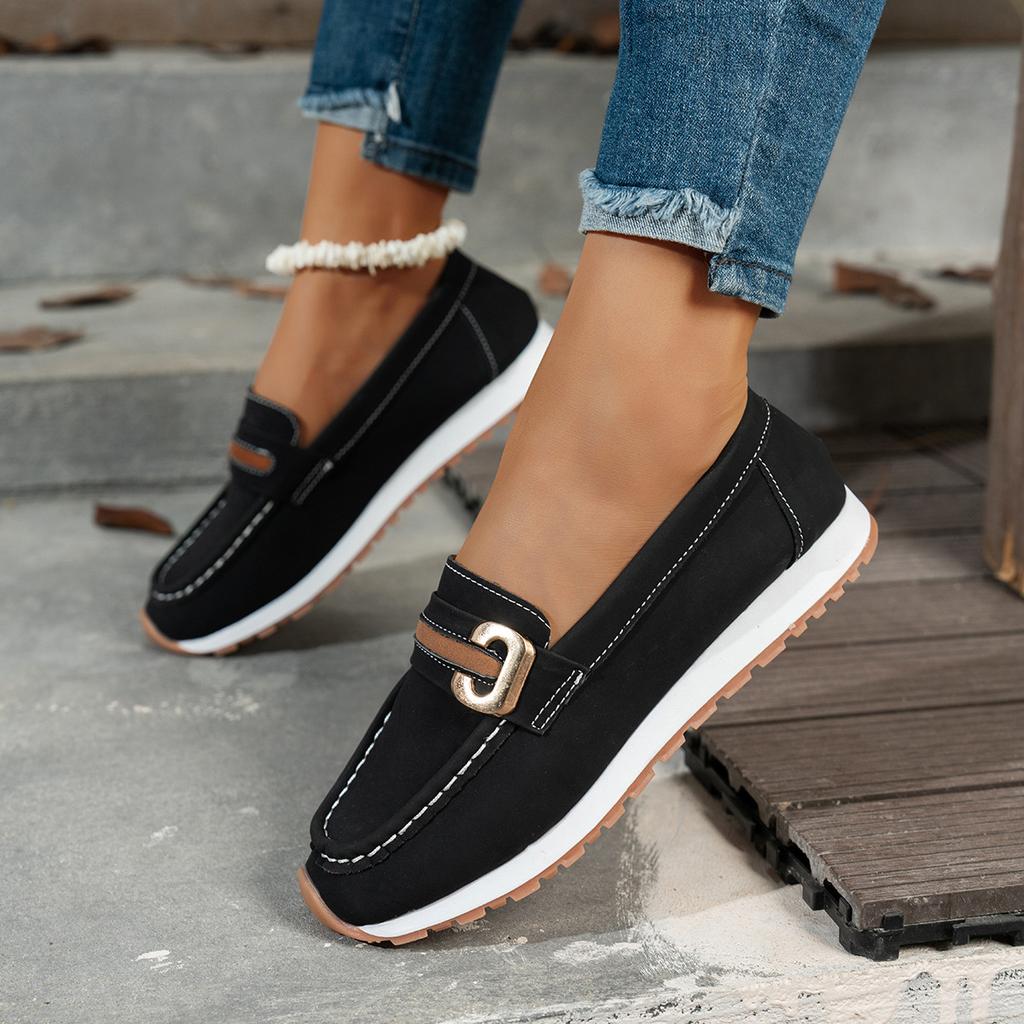 Casual shoes New size round toe beanie shoes flat shoes