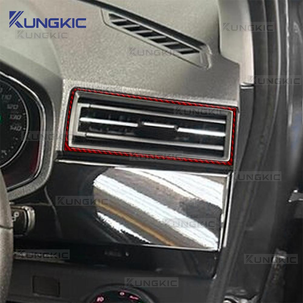 Soft Carbon Fiber Sticker For Seat Ibiza 6F 2018 2019 2020 2025 2025 2025 2025 2025 Car Center Console Air Vent Outlet Frame