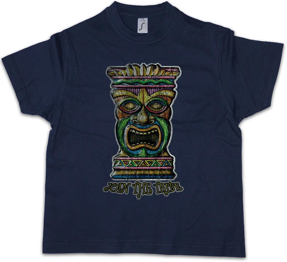 TIKI HEAD II Kids Boys T-Shirt Hawaii Tattoo Rockabilly Custom Hot Rod 120