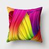 Colorful Geometric Pillow Case Polyester Cushion Cover Animal Rainbow Pillow Cover Decor For Home Car Sofa Decoration 45X45Cm