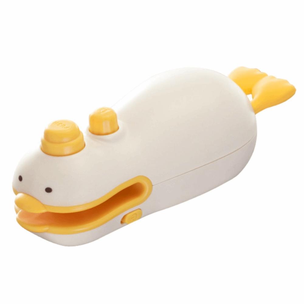 

2 in 1 Snack Sealing Machine Magnetic Plastic Bag Sealer Kitchen Gadget Heat Sealer Home Use Duck