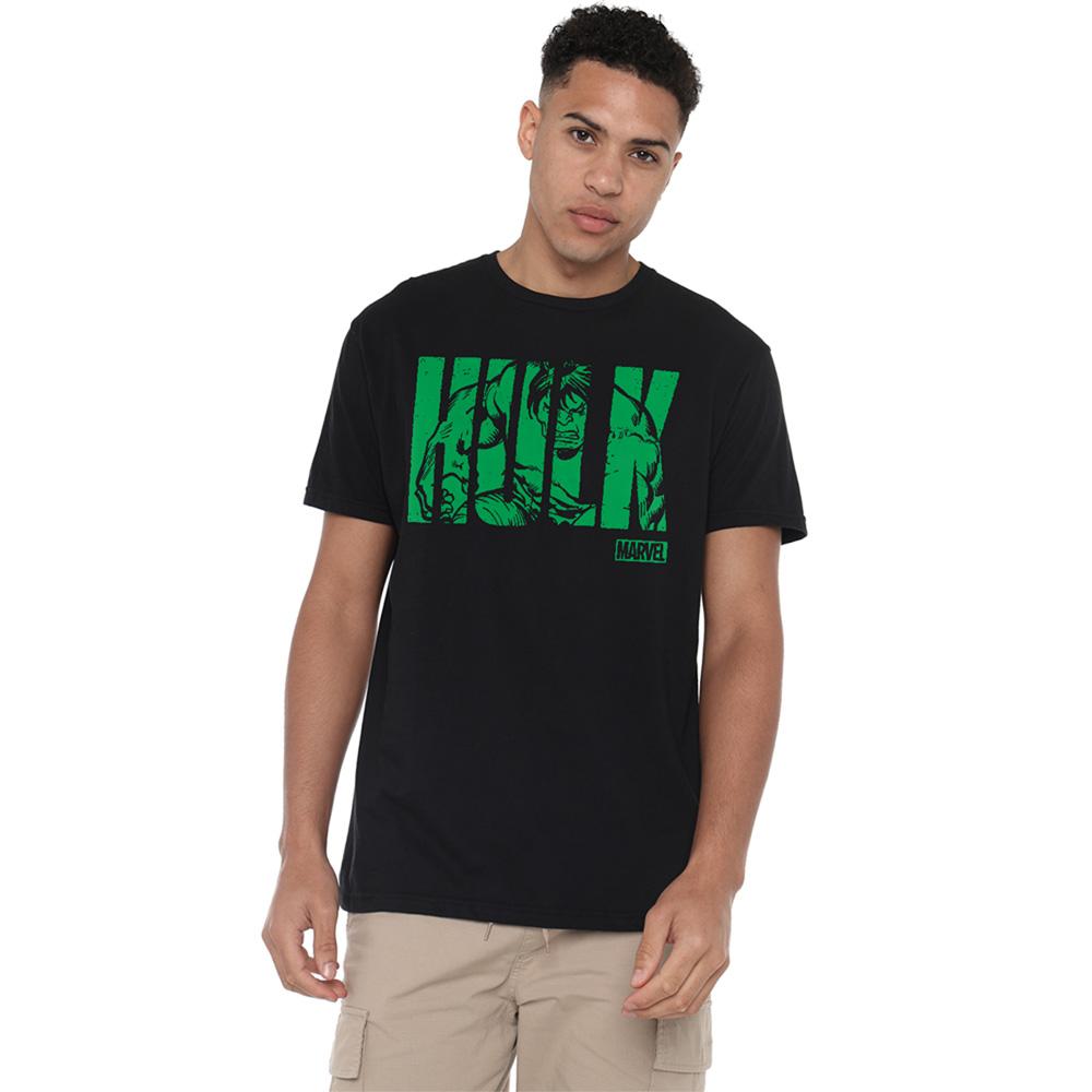 Hulk Unisex Adult Text T-Shirt