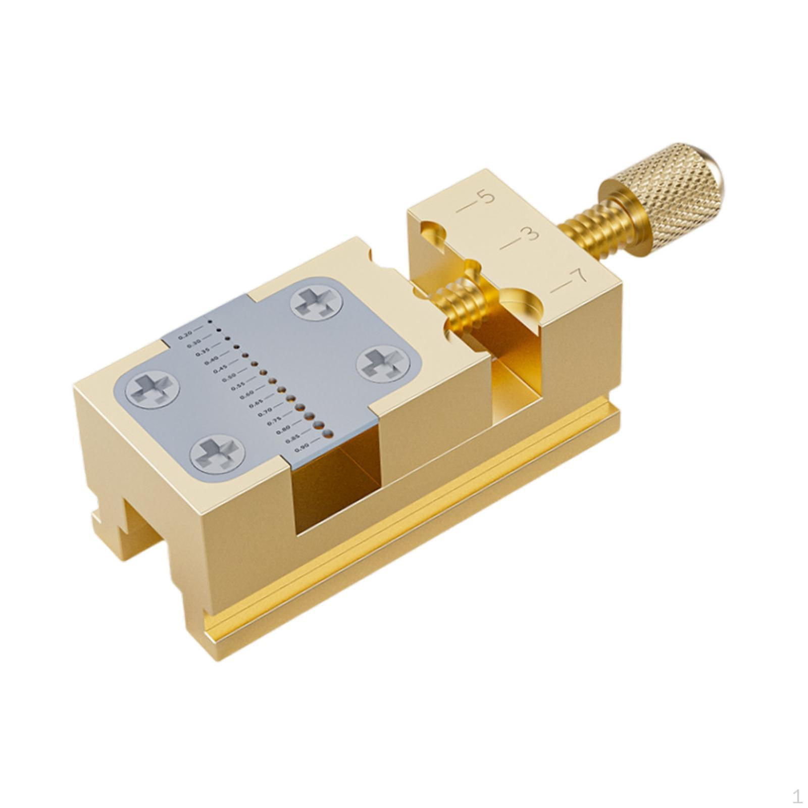 

Смотреть настольный зажим тисков фиксированное сиденье для любителей DIY стол Crown Vise 14 Holes 0.2 to 0.9