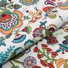 Handmade Fabric for Fabric Lunch and Combed Cotton Twill Weave Floral Pattern Tapestries, Panels, Curtains, Bags, Crafts. 100% (Green Leaves, 200cm)