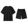 Peak Letter Graffiti Comfortable Versatile Fashion Casual Sports Suit Unisex suit Black DF64269113+YS00301