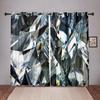 Glossy Luxury Texture Surface BlinkBlackout Window Curtains for Bedroom Living Room Bathroom Kicthen Door Hall High Shading New