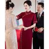 New Chinese Style Mother's Qipao Banquet Dress
