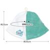 skater water absorbent quick drying sauna hat head circumference 64cm hair drying towel hangyodon funyumaru sanrio bsht1-a