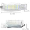 2Pcs LED Interior Sun Visor Vanity Mirror Lamps Reading Light For VW Golf 4 5 6 7 Passat CC B5 B6 B7 Polo Tiguan Scirocco Jetta