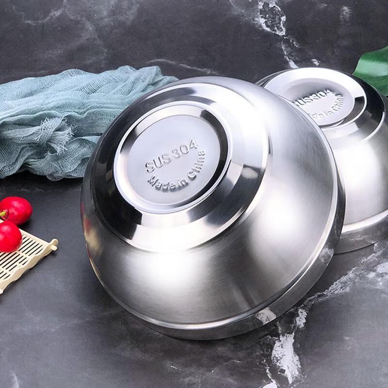 Miling Thickened 304 Stainless Steel Double-Layer Rice Bowls