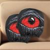 1 Pair Funny Vehicle Front Seat Cover auto Headrest Cover Soft Interior Decor Halloween car decorations for Sedans Trucks Auto