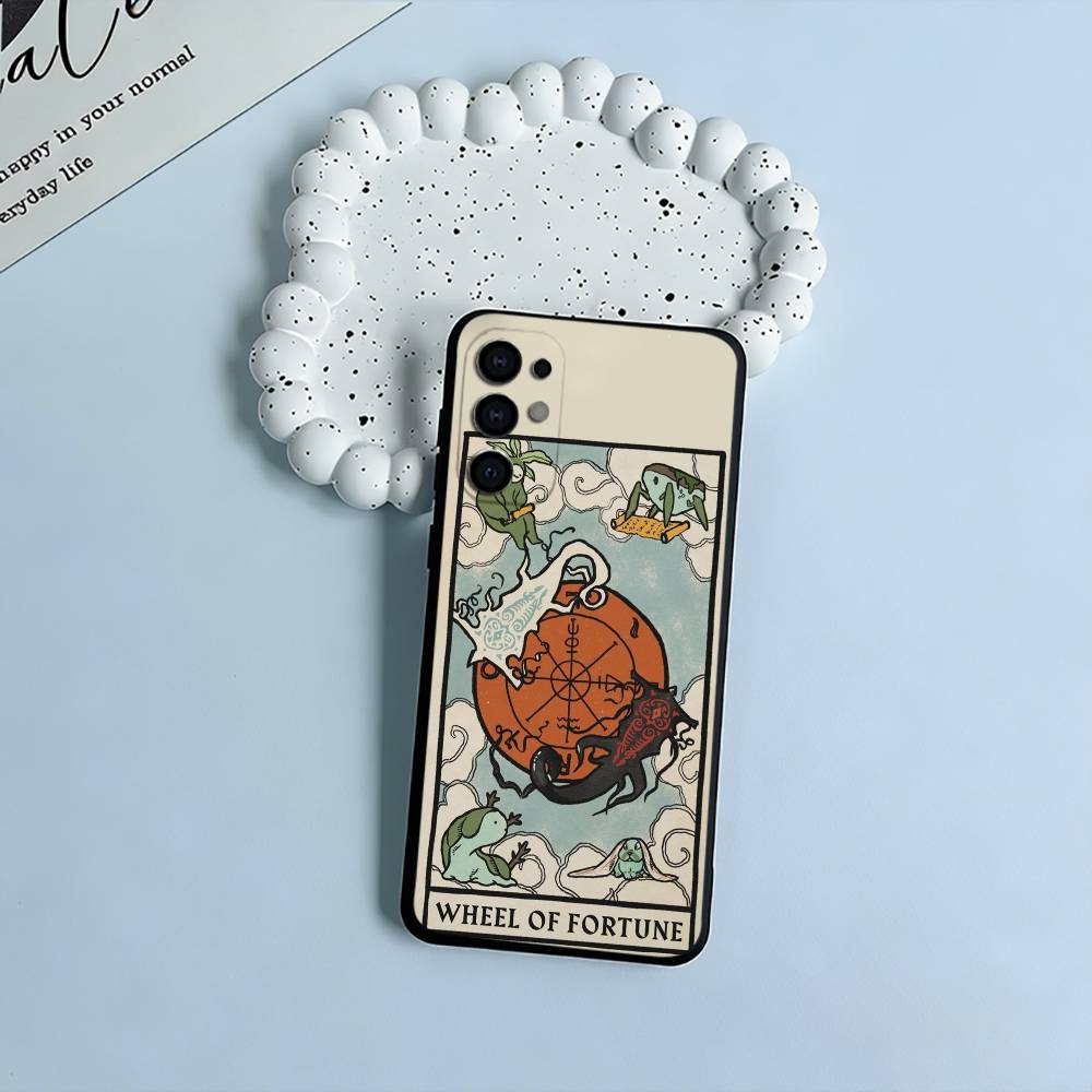 Avatar Tarot Black Soft Silicone Phone Case for Samsung S25, S24, S21, S22, S23, S30, Ultra, S20, Plus, FE, Lite