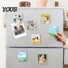 Magnetic Photo Frame Set 10/20/50Pcs DIY Fridge Magnet Kit, Clear Acrylic with Adhesive Backing, Custom Picture Making for Crafts Craft