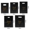 100 Pcs Plastic Thank You Packaging Bag Waterproof Shopping Bag Plastic Thank You Bags  Wedding