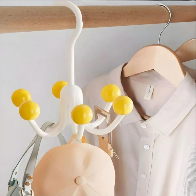 Six Claw Hook, Household Bag Rack, Bag and Underwear Hook, Sling and Hat Hook, Dormitory Wardrobe Storage Rack