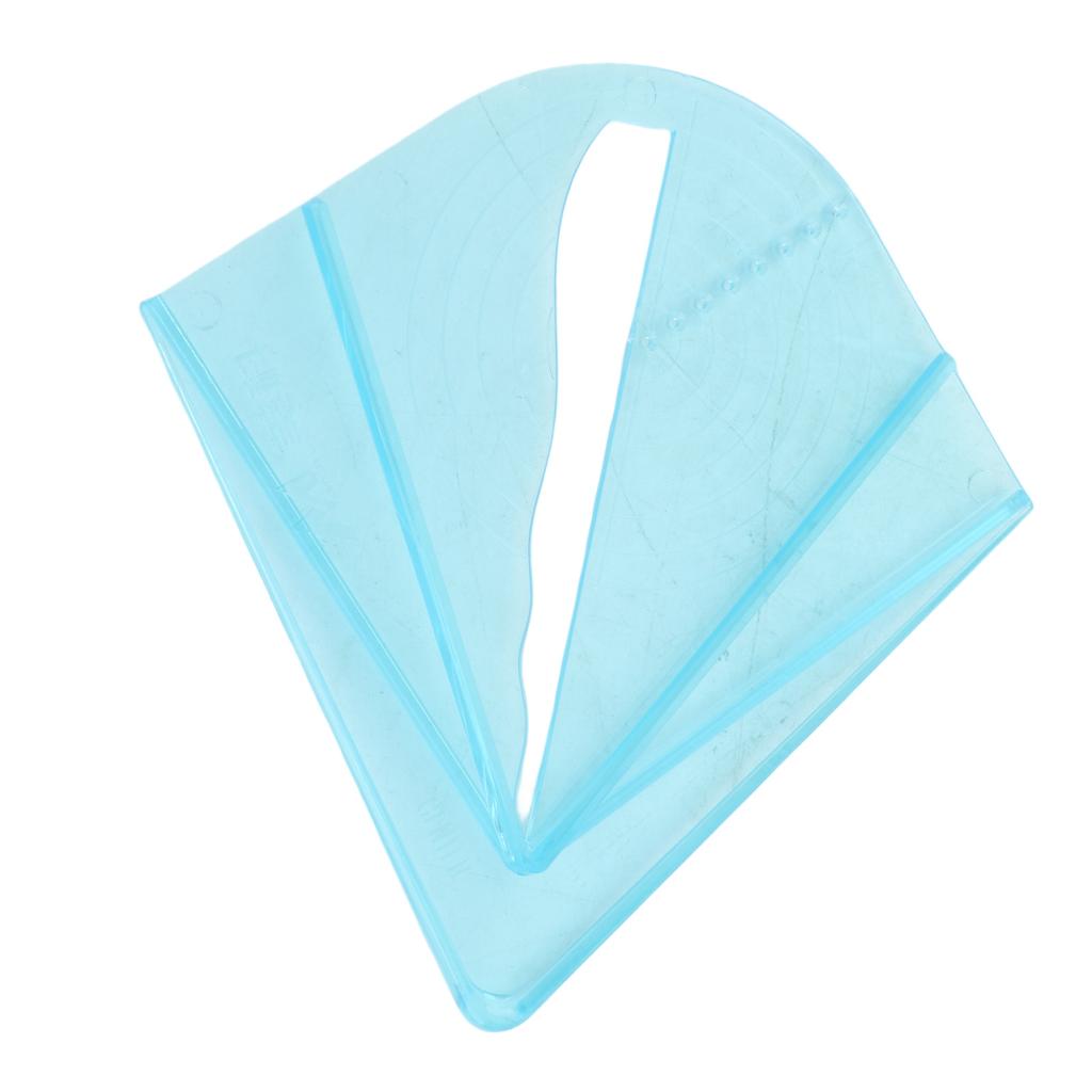 Acrylic Center Finder Round Circle Woodworking Ruler Tool for Irregular Wood