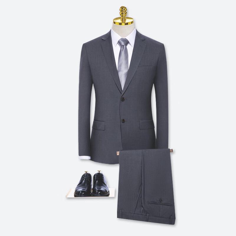 Деловой костюм-тройка Terman, 70% шерсть, серый 48A 175/92A