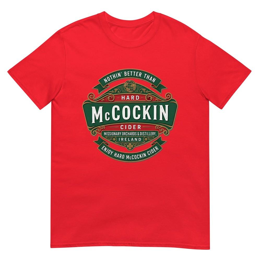 St PatrickS Day Mccockin Cider Funny Adult Humor For Unisex TShirt S