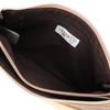 VASKA by moz Women's Shoulder Bag, Small, Slim, Lightweight, Nylon and Synthetic Leather with Pocket, VM-6176 (Beige)