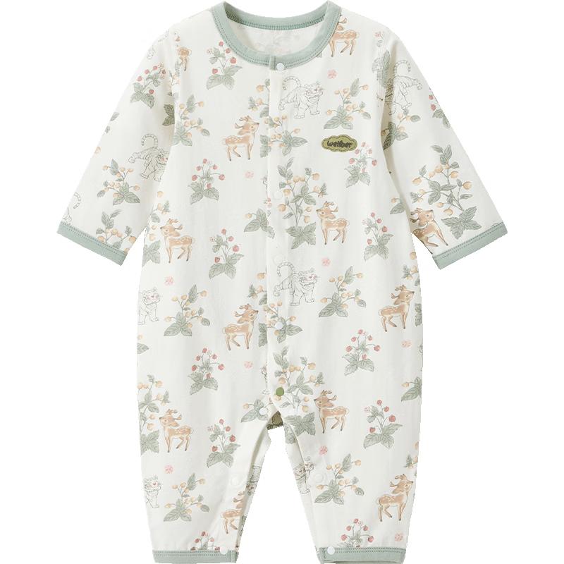 WELLBER Newborn Baby Unisex Cotton Romper 80