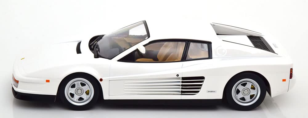 Scale Ferrari Testarossa 1984 White US Specification Ferrari Testarossa Monospecchio White KKDC180502 KK-Scale 1/18 (Miami Vice) US-Version [Used]