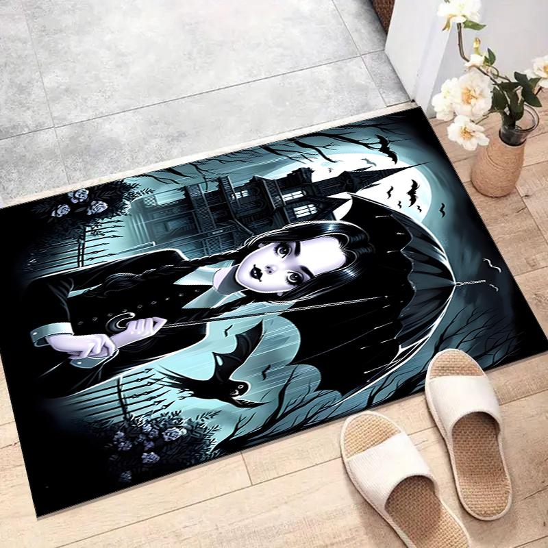 Wednesday Polyester Carpet, Soft Indoor Mat for Office Chair, Living Room, Computer Desk - Decorative Home Office Rug Design