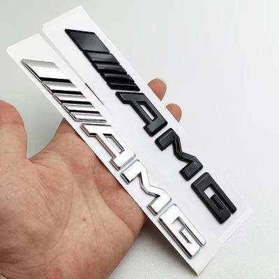 3D Metall AMG Emblem Auto Heckklappe Plakette Aufkleber für Mercedes Benz W204 W205 W203 W211 W212 W213 W201 W210 W124 W126 W140 YM9