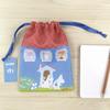 Gakken Staful Moomin Drawstring Bag Moomin House H13063