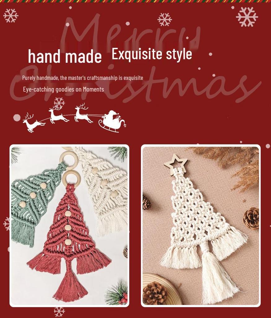 Julgranstapetseringskit: Gör-det-själv Handgjort Hängande Väggdekoration & Prydnad Set