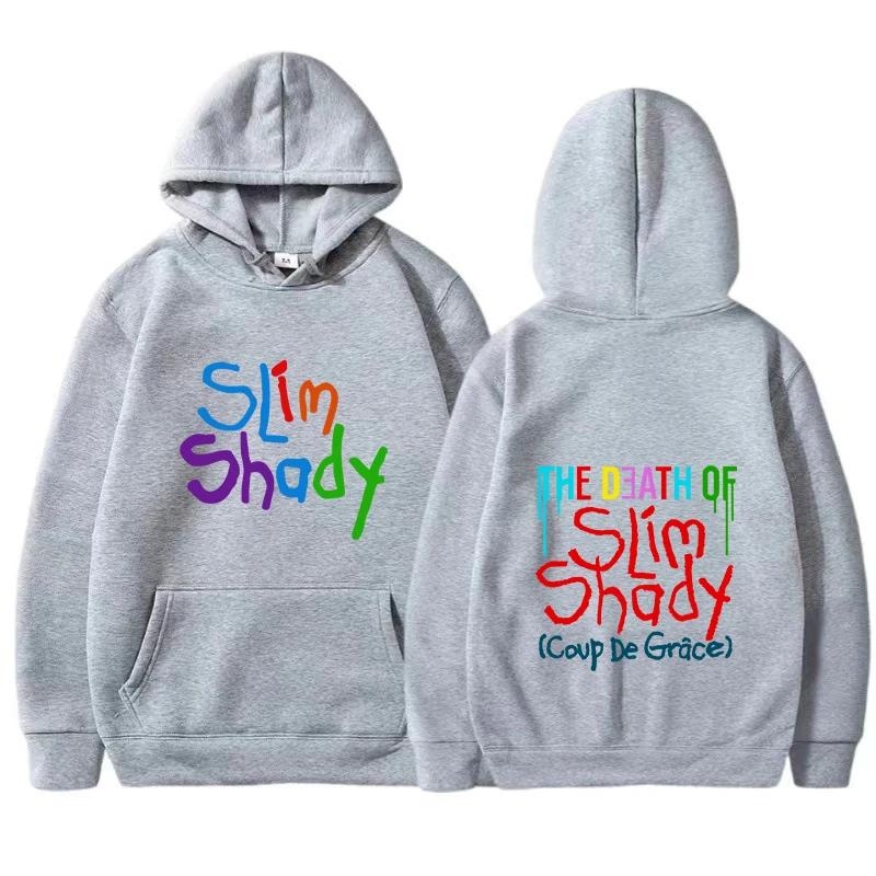 Hot Eminem New Album The Death of Slim Shady Renaissance Hoodies Women Clothing Harajuku Autunm Winter Unisex Graphic Pullovers