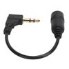 3-Pin 3,5mm Stecker auf Buchse 90 Grad Winkel Kabel Plug & Play Audiokabel für Audiogeräte