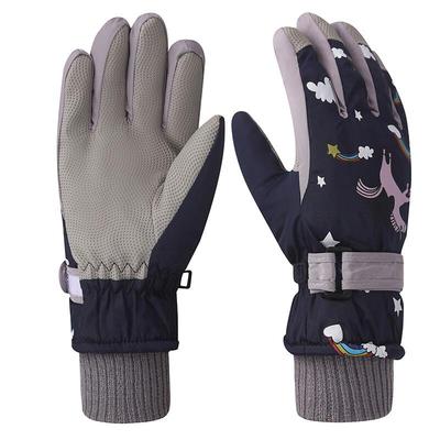 Kids' Winter Cartoon Ski Gloves