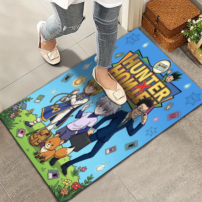 Hunter X Hunter Teppich Teppich für Wohnzimmer Schlafzimmer Zuhause Sofa Dekoration Kinder Spielen Rutschfeste Bodenmatte