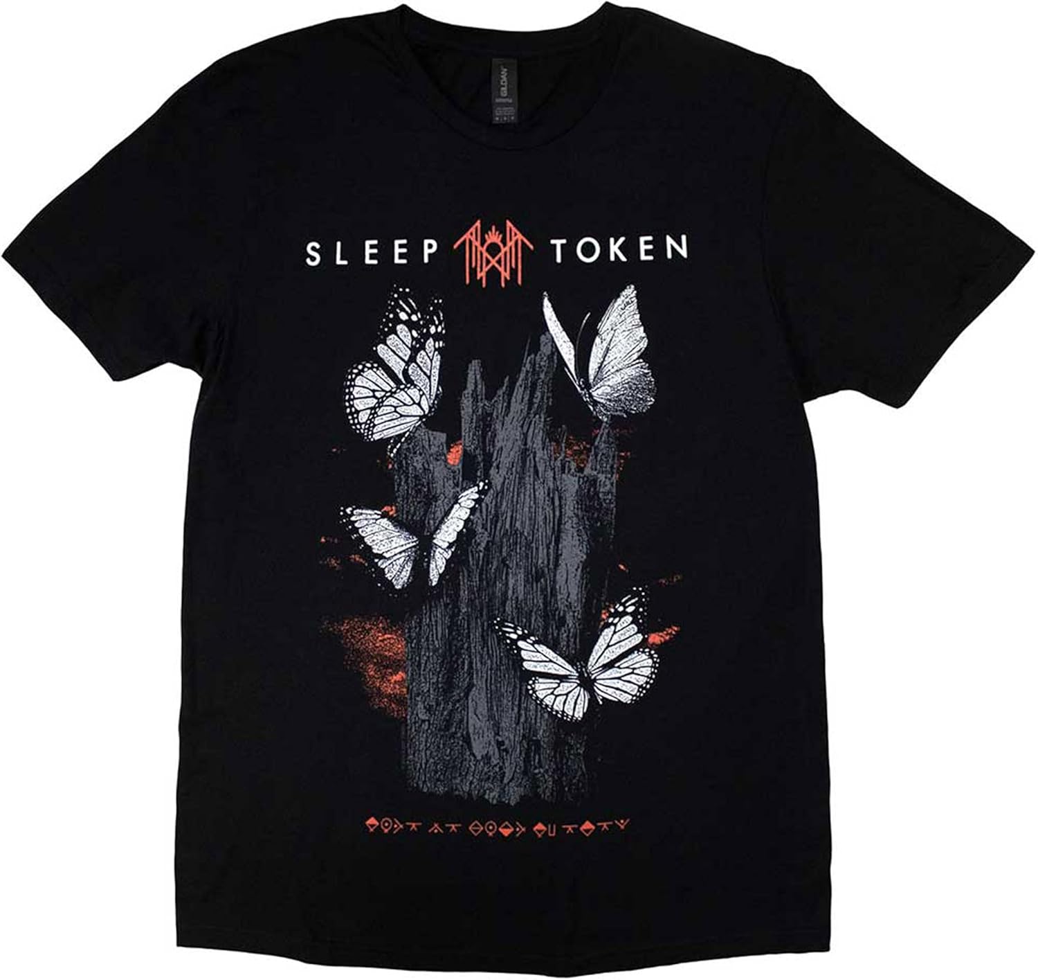 Мужская футболка Sleep Token Butterflies Черная L