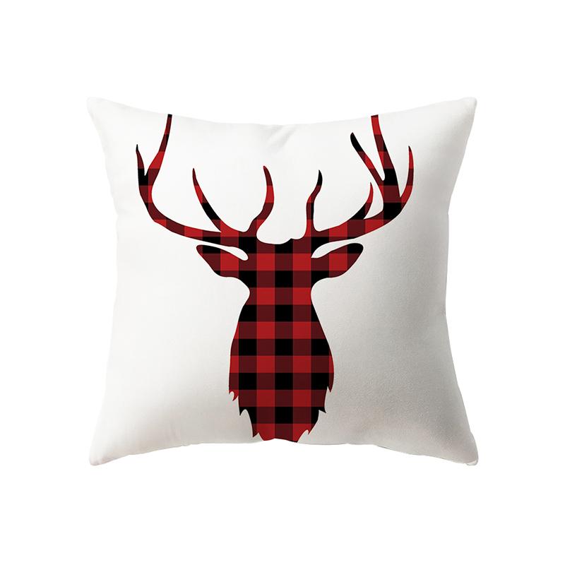 Vánoční dekorace Vánoční motiv Vzor potisku Povlak na polštář Domácí Obývací pokoj Dekorace na pohovku Povlak na polštář