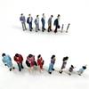 Set of 14 Miniature Model People for Sand Table Display