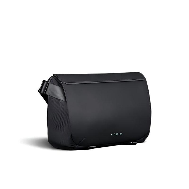 Men's Sling Bag Korin Hubsling X 14 inch Laptop Bag &12.9 Tablet Bag Anti-theft Megnetic Top Cover/ Cut-Resistant /Waterproof Black KY042