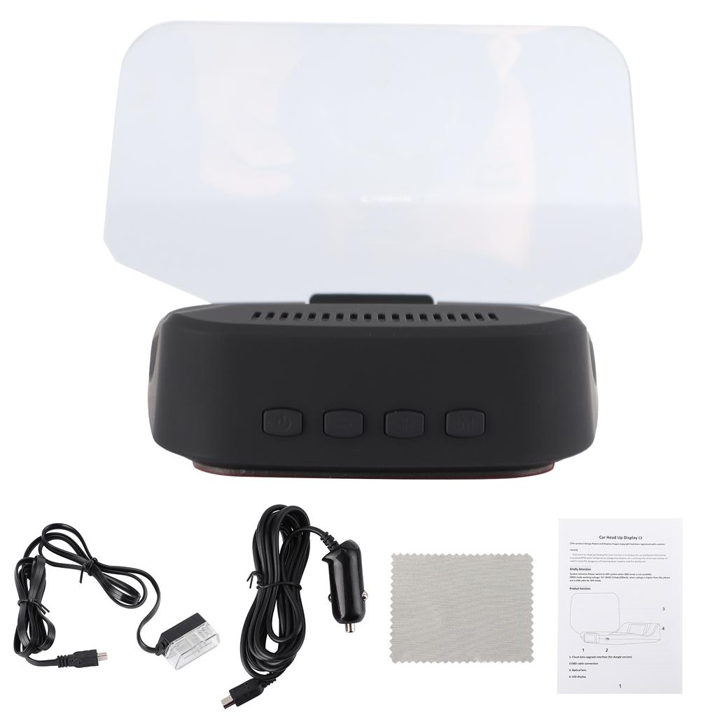 Auto OBD2 + GPS System HUD Display Digital Car Speed Projector Universal